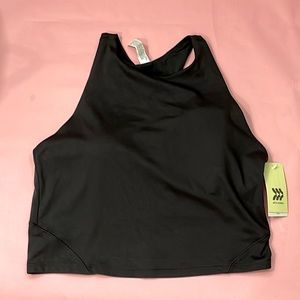 Women’s cropped shelf tank bra all in motion black XL